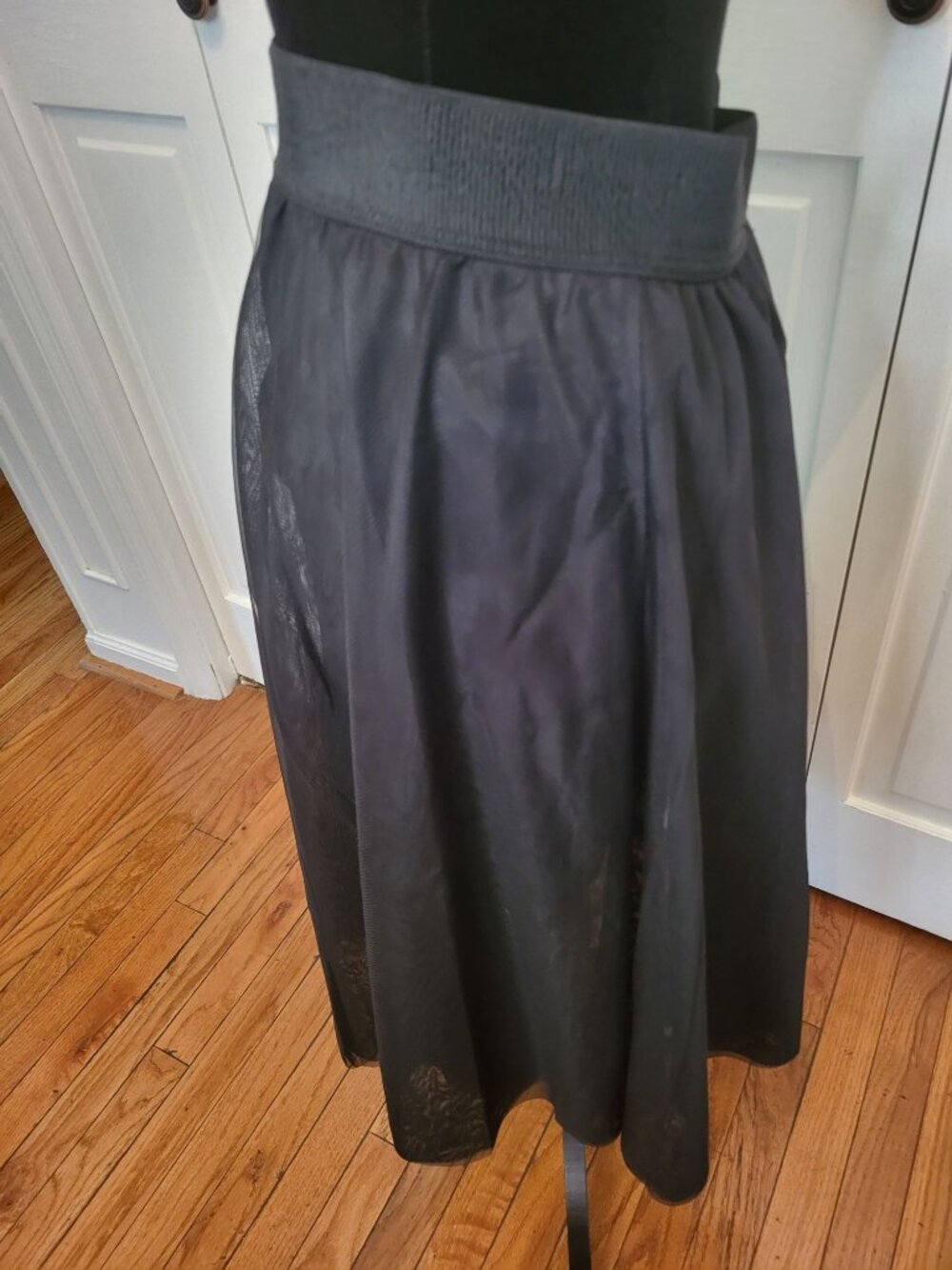 Signature Collection Black Tulle Full Skirt S Balletcore Whimsygoth Punk Fairy - Picture 3 of 7